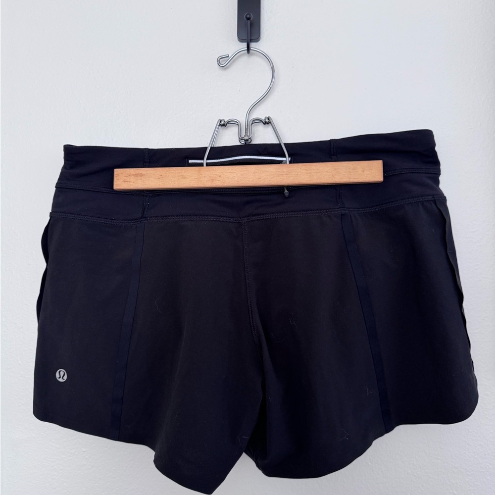 Lululemon, Black Running Shorts, Size 6 - Picture 2 of 7